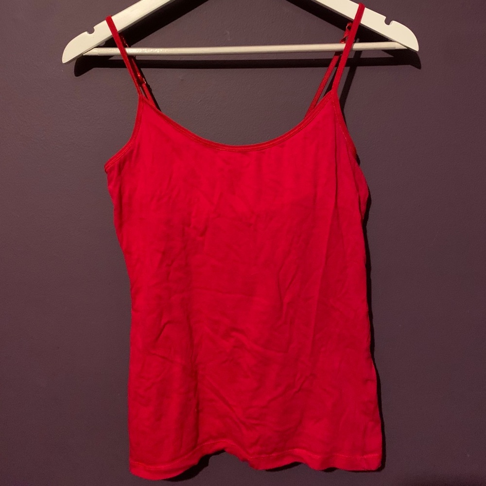 Bright Red spaghetti strap top